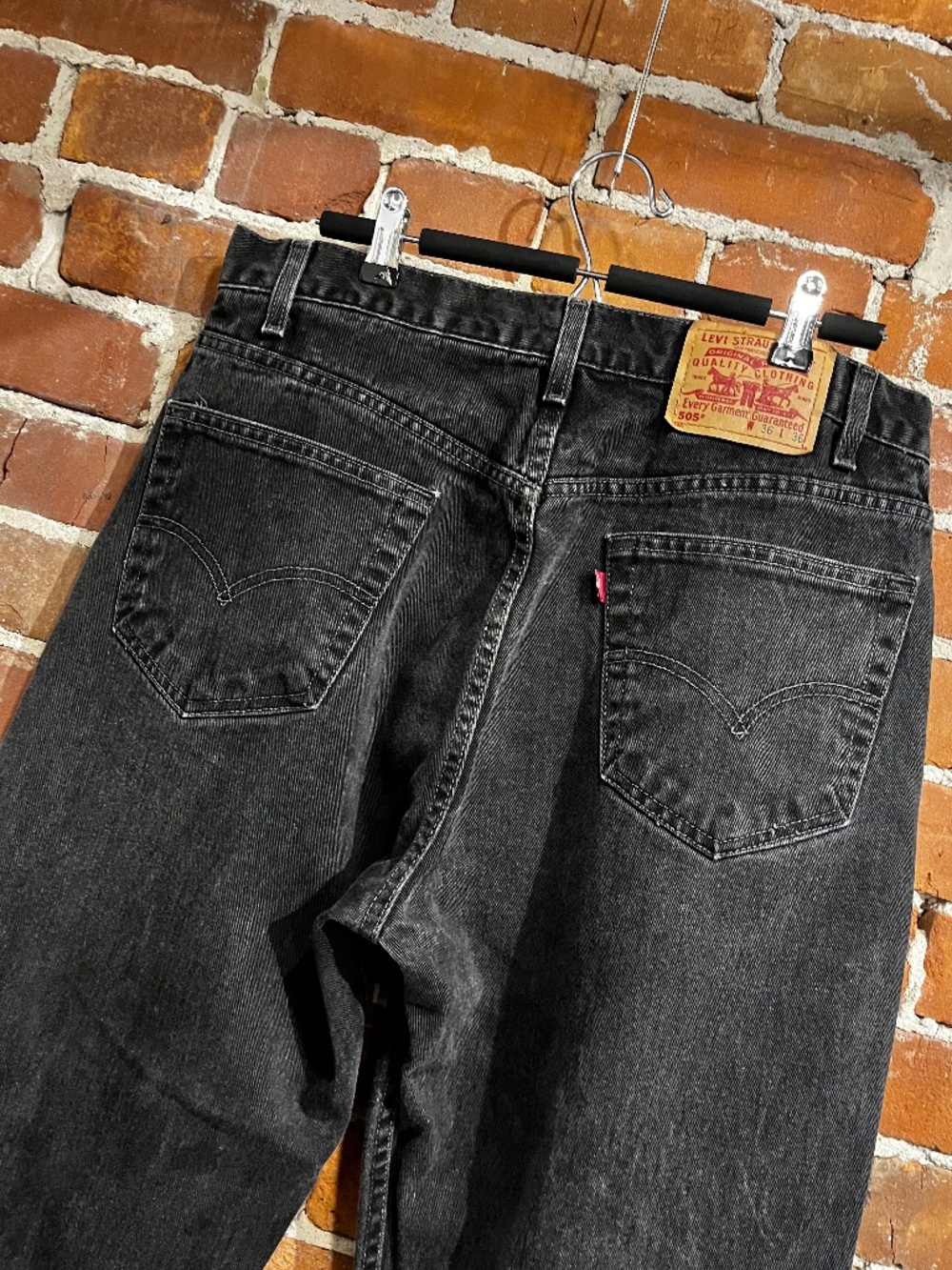 Vintage Levi's 505 Black Straight Leg 36